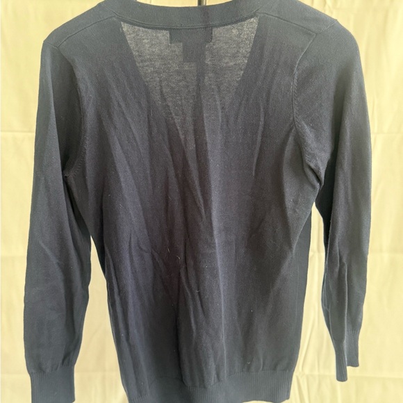 Eddie Bauer Men's Deep Blue Cardigan - Picture 5 of 5